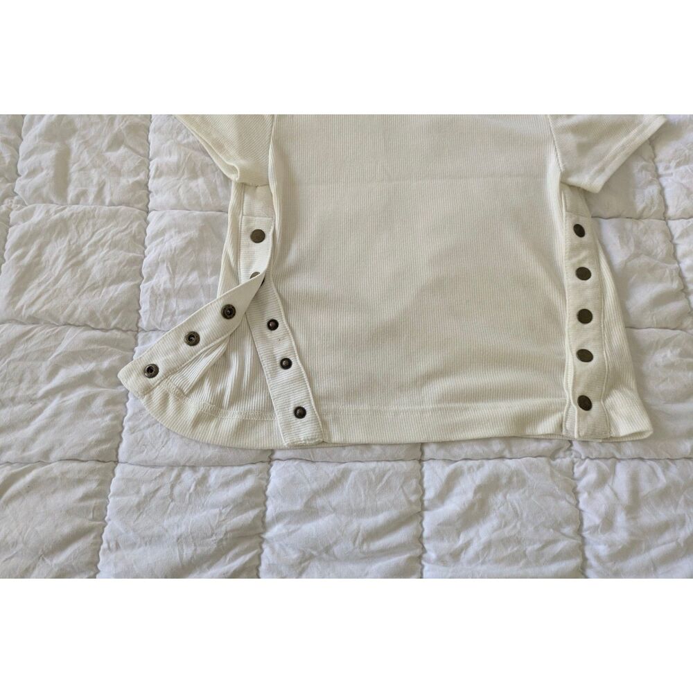 We the Free Ribbed Mock Neck Top sz. S - Picture 2 of 6